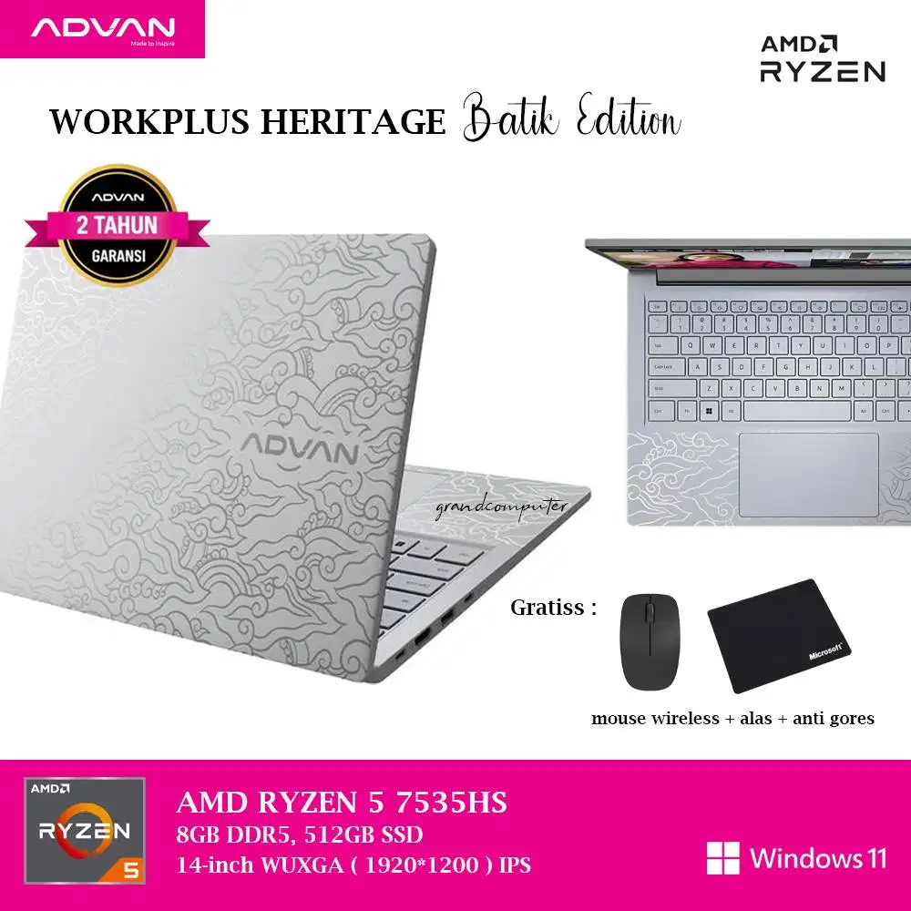 ADVAN WORKPLUS HERITAGE RYZEN 5 7535HS