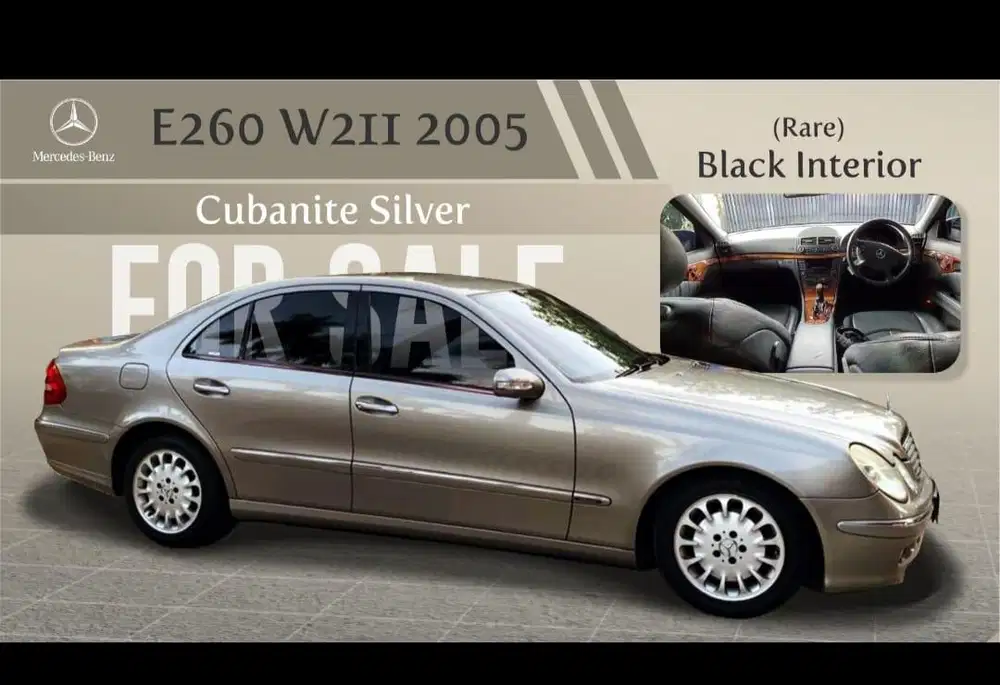 Mercedes-benz E240 cubanit on black e260 e39 bmw