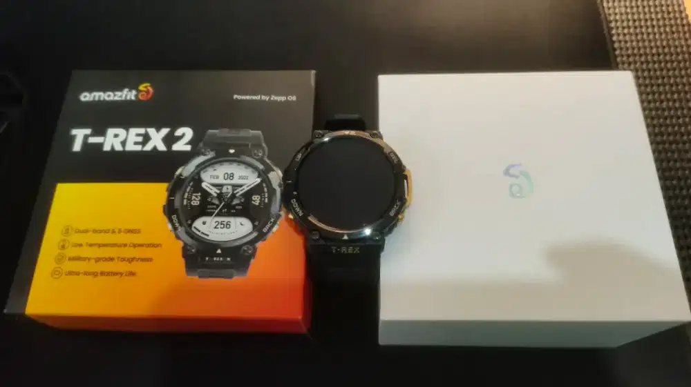 Jual Amazfit TREX 2 Mulus Fullset Like New