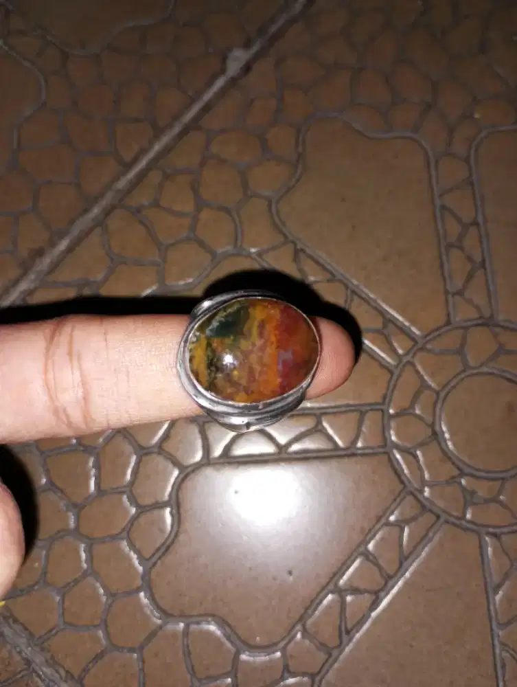 Jual akik panca warna