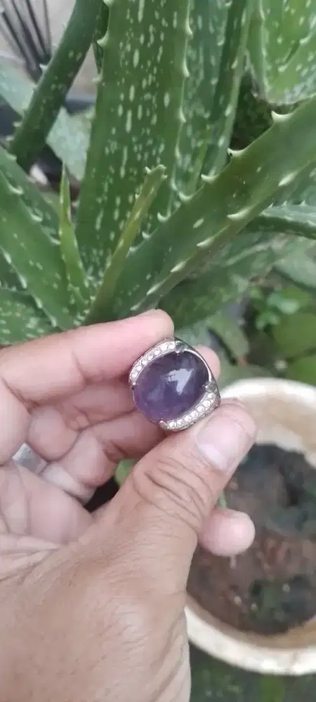 Batu kecubung amates Kalimantan jos