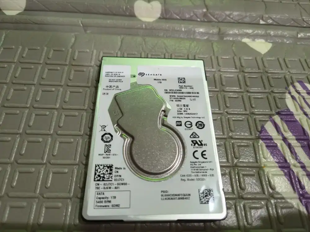 Hard Disk Internal Laptop 1TB 2.5 Seagate