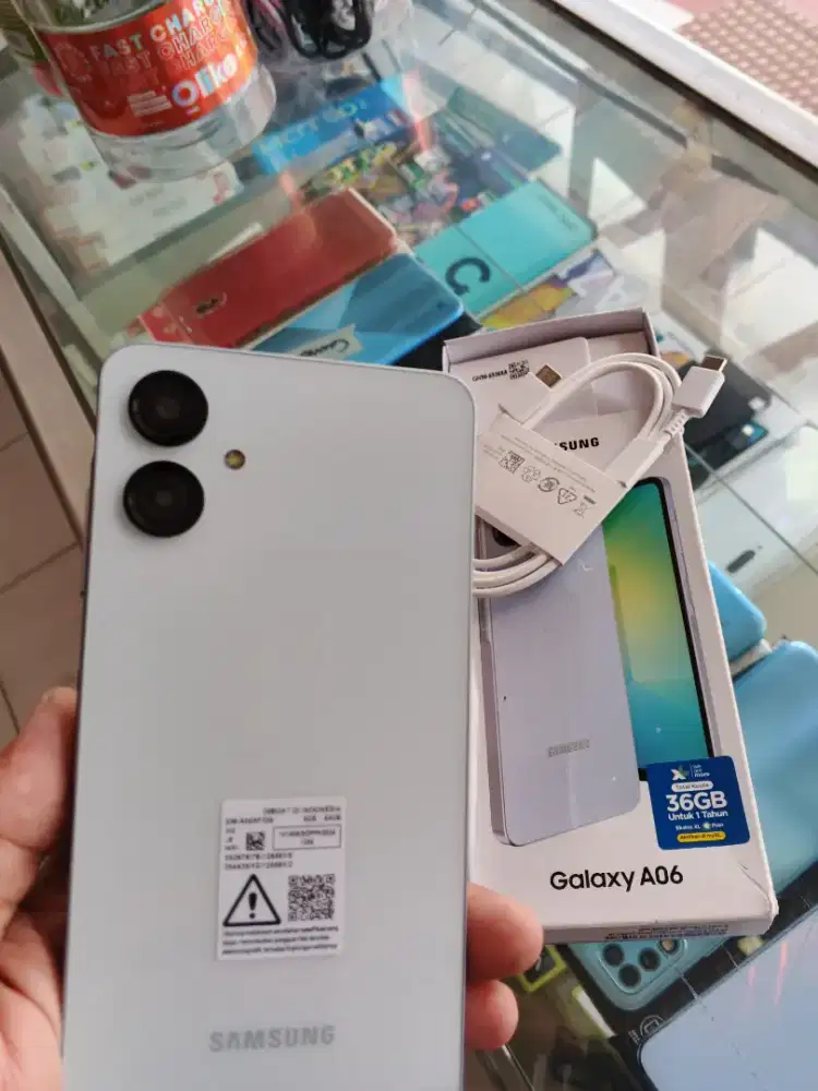 SAMSUNG Galaxy A06 ram 4/64 mulus dusbuk bergaransi