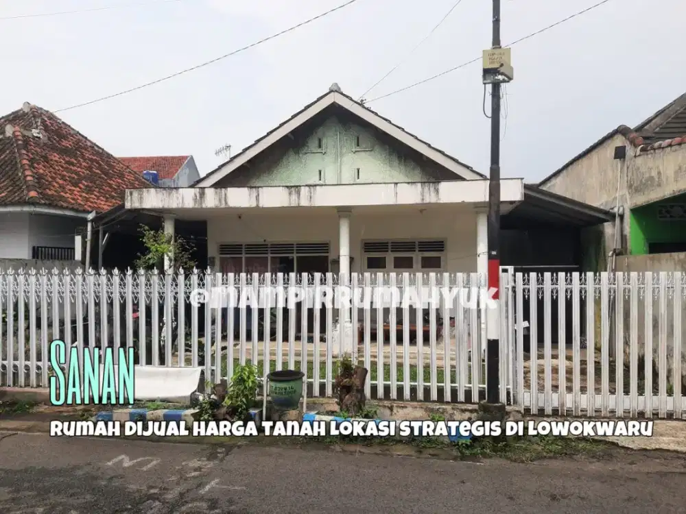 Rumah lokasi strategis dijual harga tanah di Sanan Blimbing Malang