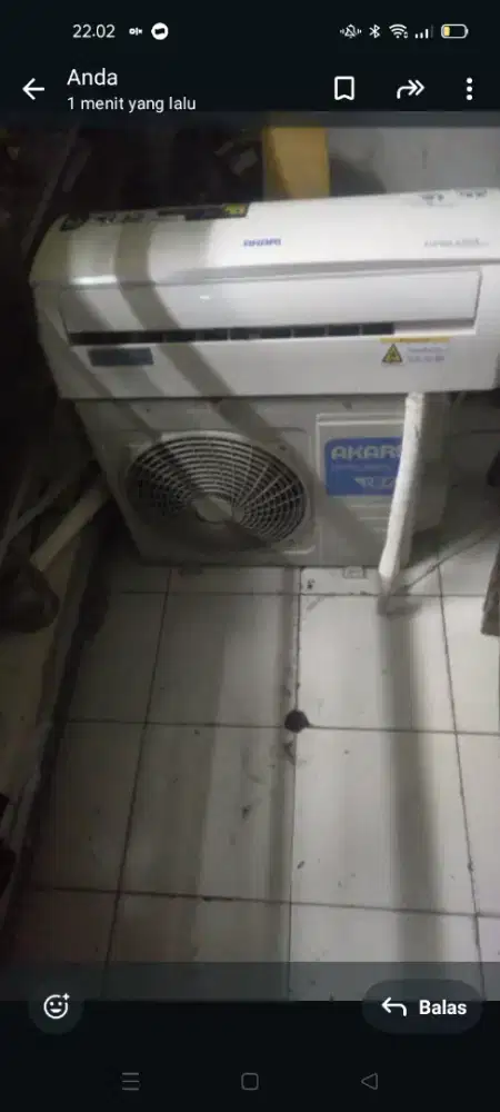 Ac bekas 1/2pk free pasang pipa 3m