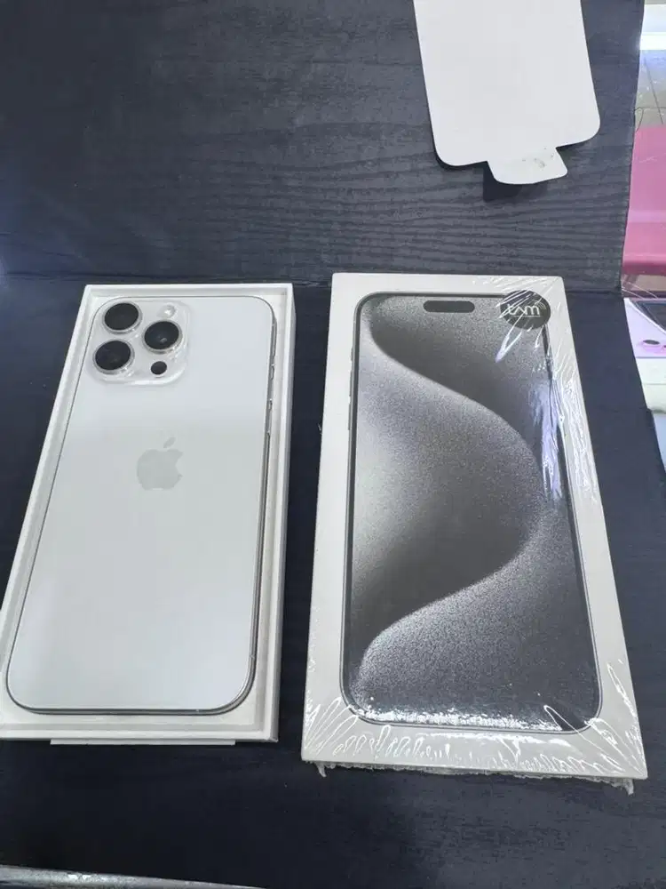 second iphone 15 pro max 256 ibox komplit