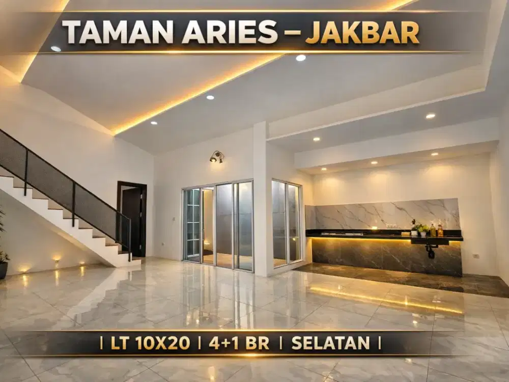 Rumah Dijual Taman Aries Jakarta Barat Dekat Puri Mall LT 200