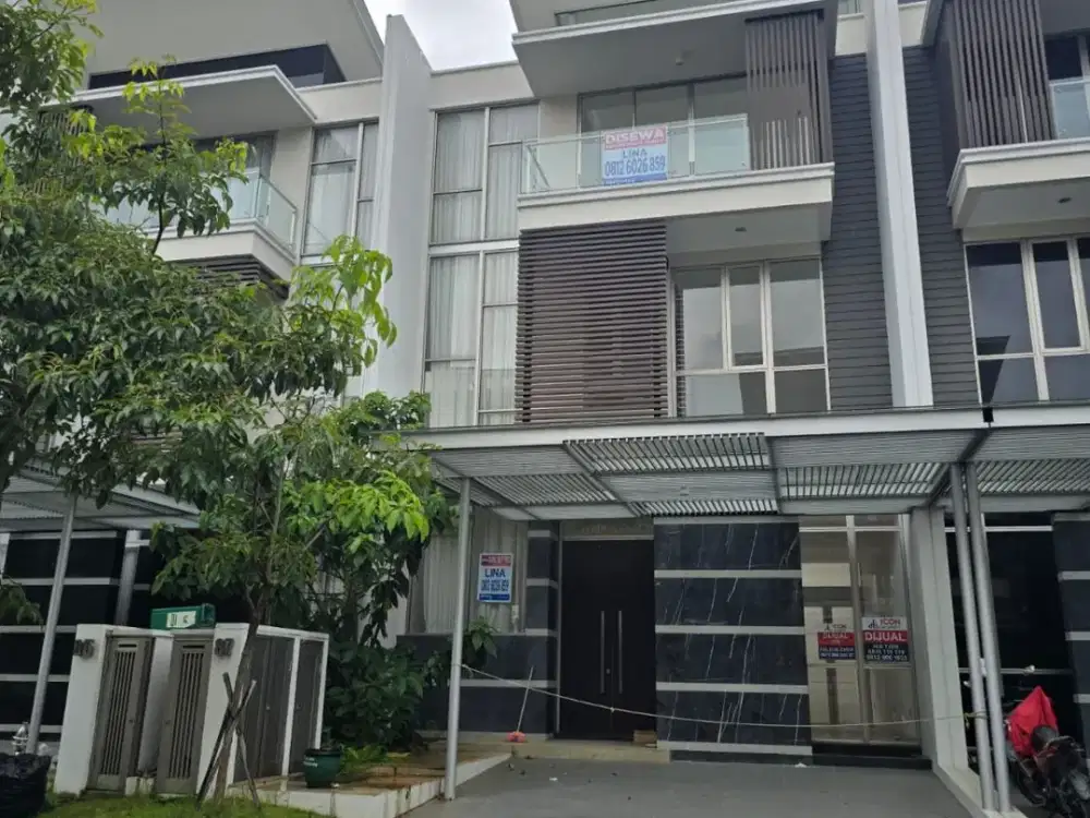 Rumah Golf Island PIK Cluster Golf 3 Lantai Ukuran 8x20 Siap Huni