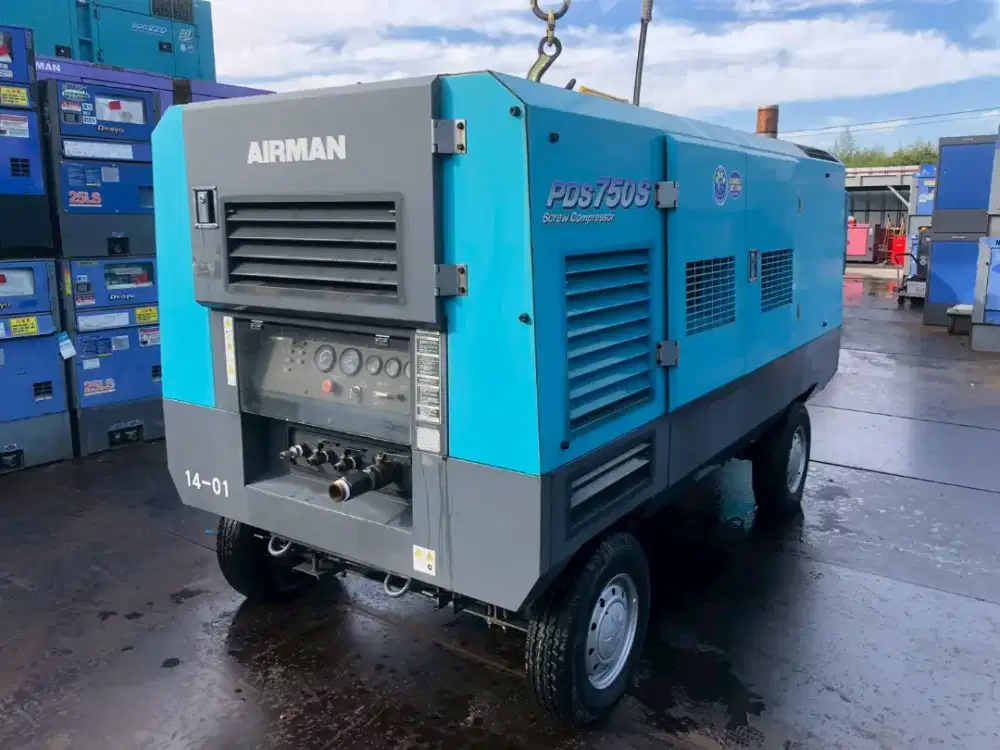 Dijual Kompresor Airman PDS750S Screw Compressor 750 CFM Harga DP