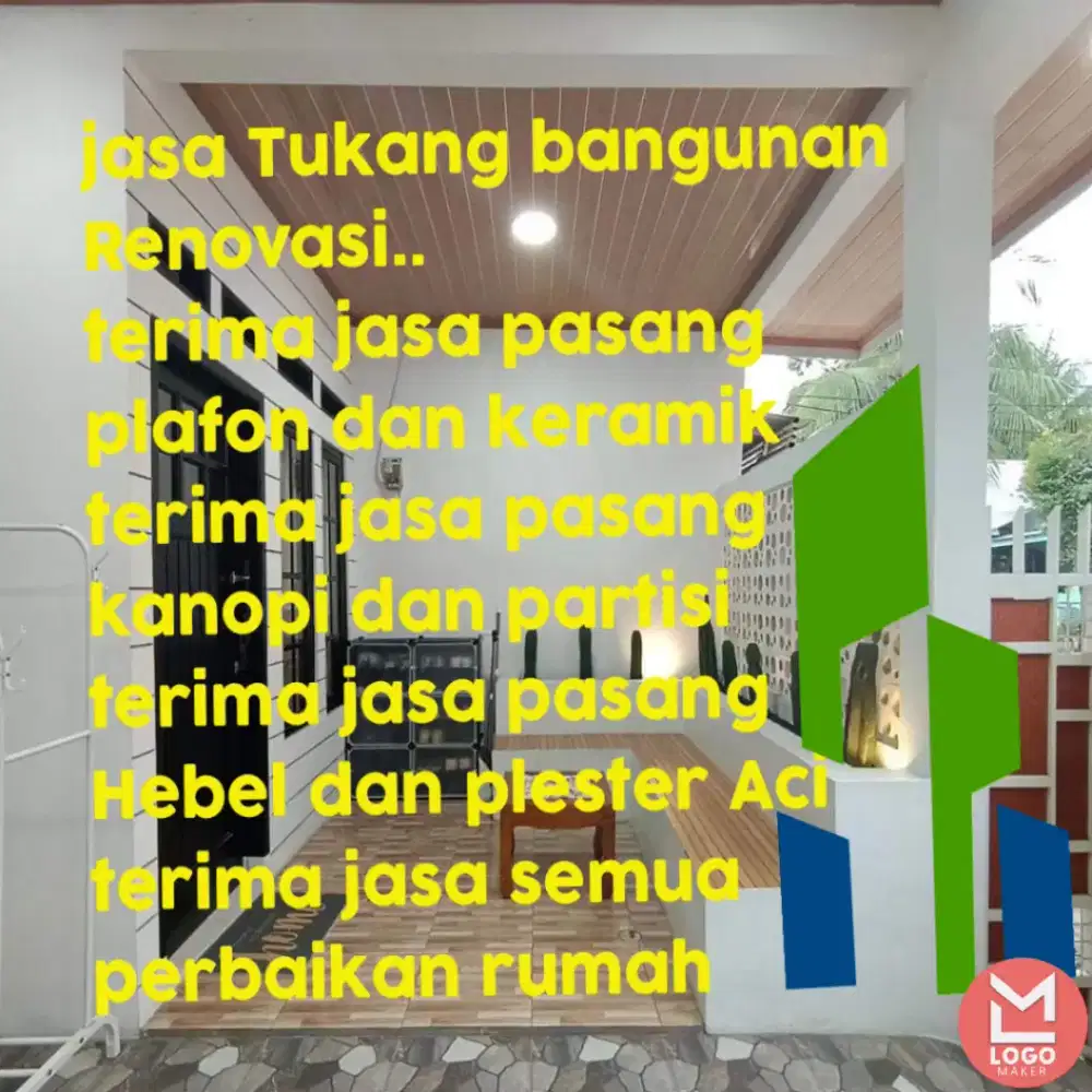 Tukang bangunan (untuk perbaikan/renovasi dan bangun baru)