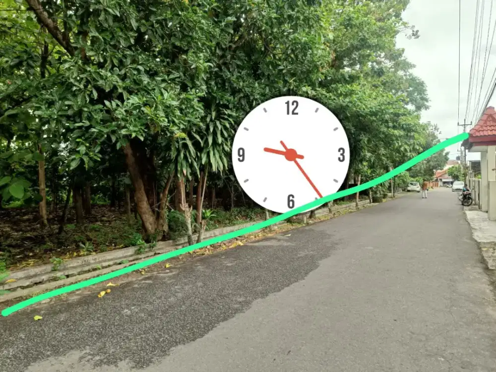 Tanah luas strategis dekat embung Giwangan timur Wirosaban Umbulharjo