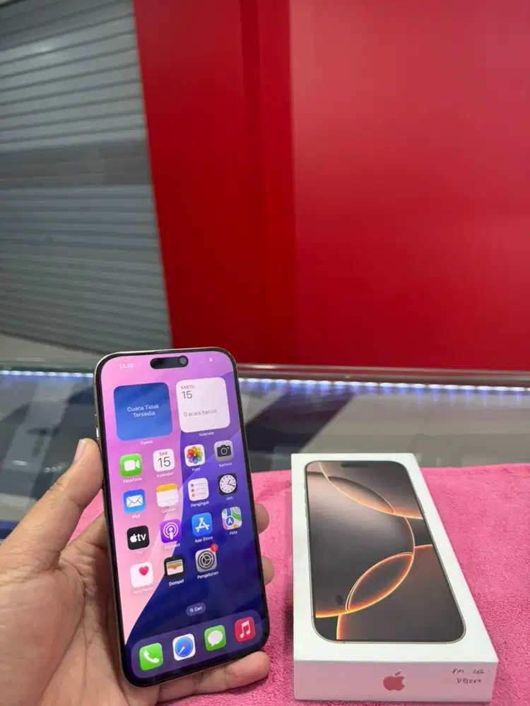 Iphone 16promax 256 resmi ibox garansi sampe juni bh 100 cc di 148