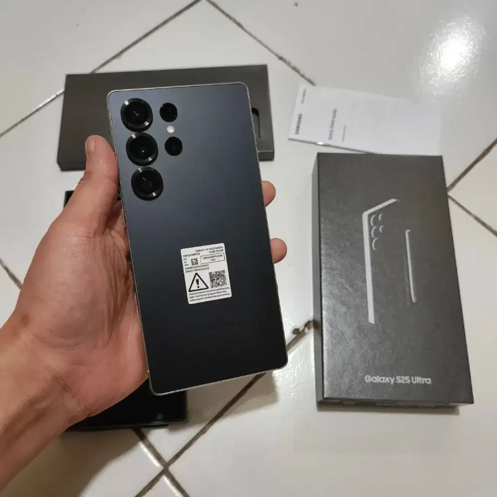 Samsung S25 Ultra 5G Resmi Sein 12/512 Gb Likenew Garansi masih Aktif