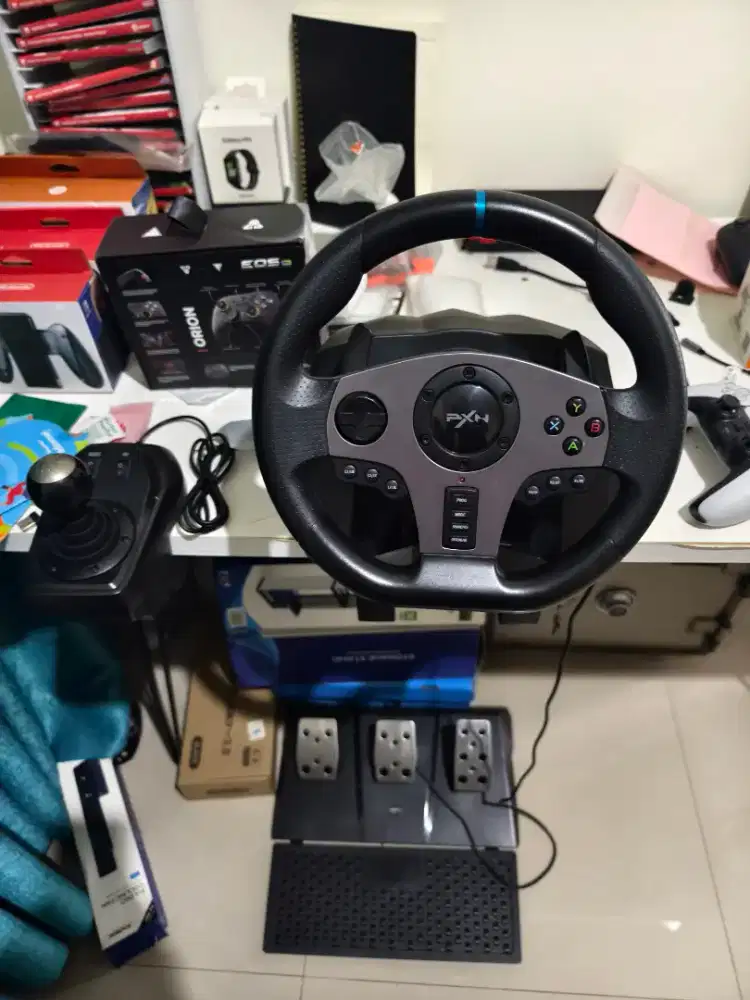 stir pxn v9 steering wheel plus clutch shifter