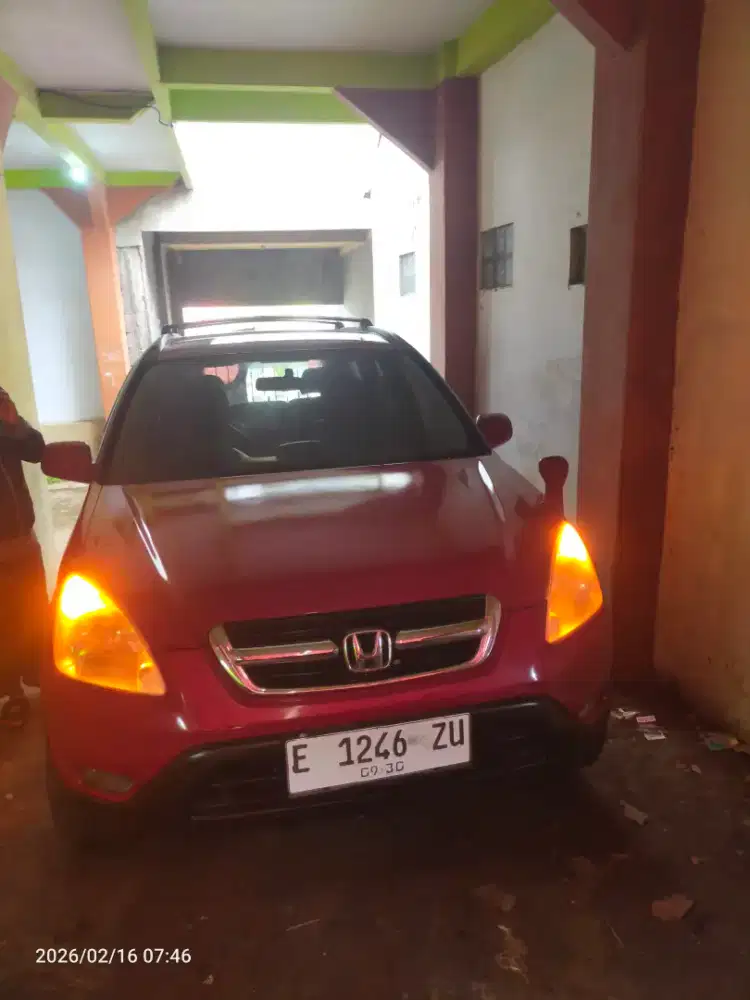 CR-V 2002 Manual Merah – Pajak Hidup, Mesin Sehat, Siap Pakai!