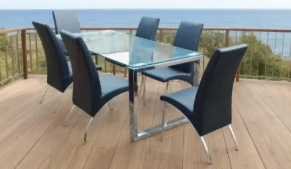 For sale meja makan informa stainless kursi 6 istimewa