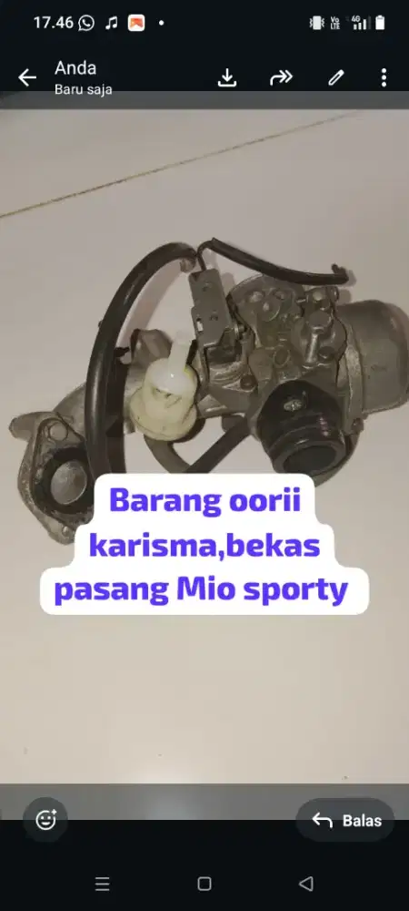 Karburator karisma /Supra 125 ooorii