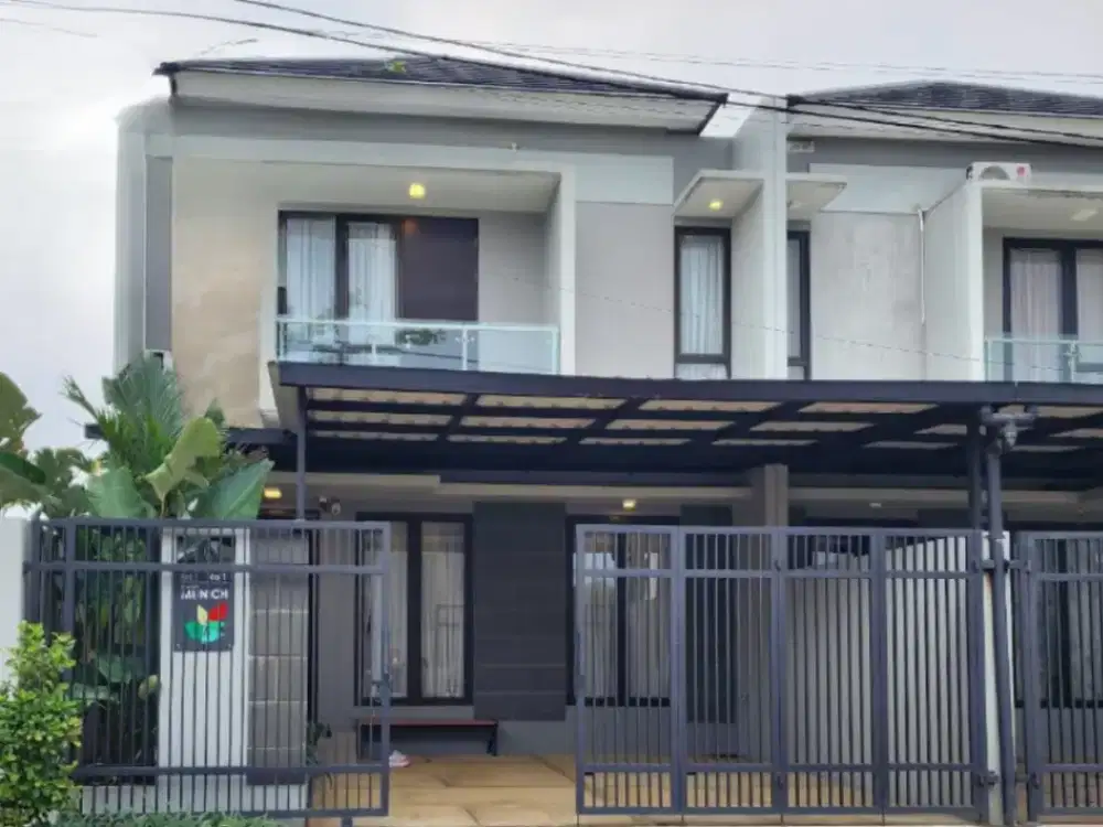 Rumah Siap Huni 2 Lantai View Gunung di Sentul Bogor, DP 0% Cicilan Mulai 5 Jutaan - Free PPN, SHM, Smart Home & Canopy