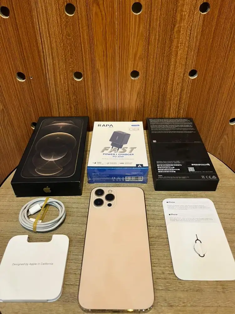 Second iBox iPhone 12 Promax 512GB Gold Fullset