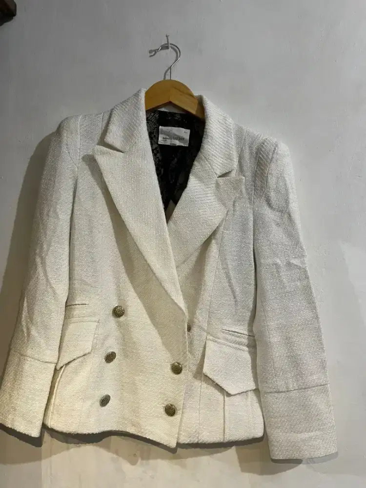 Blazer putih tebal original brand USA Soul Sister