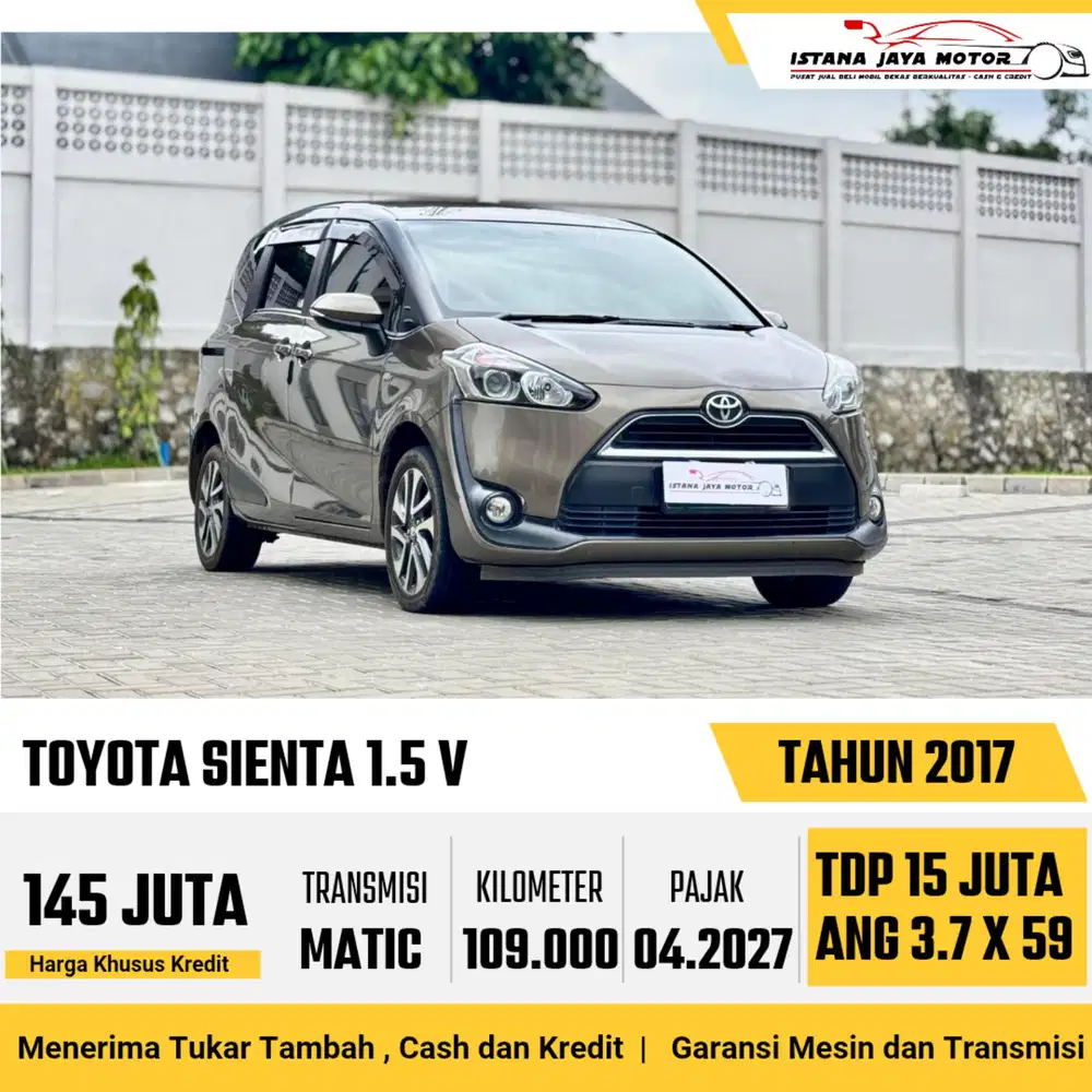 TOYOTA SIENTA 1.5 V 2017