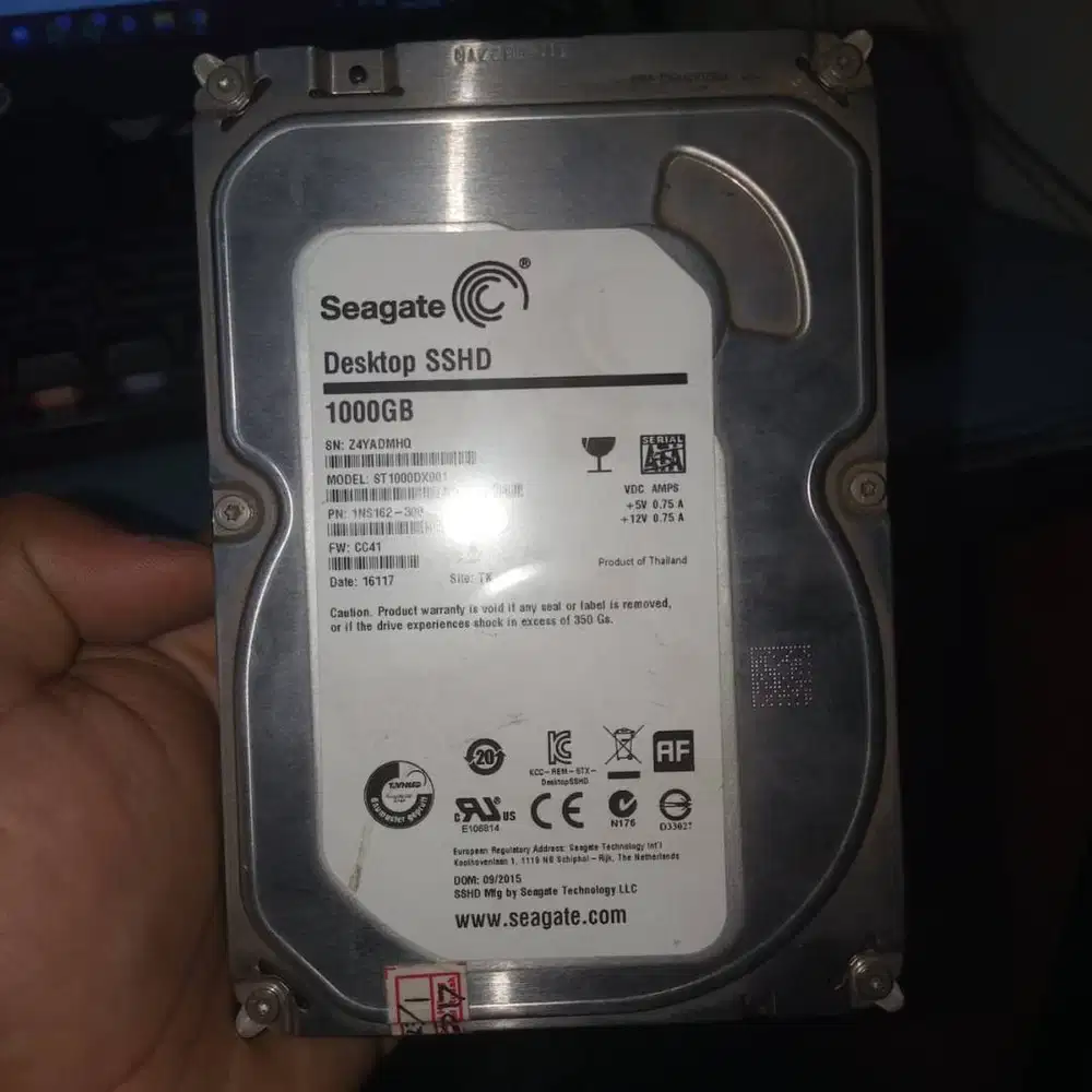 [HEALTH 4%] Seagate Harddisk HHD 1TB SATA 3.5 1 tb 3.5 inch RUSAK