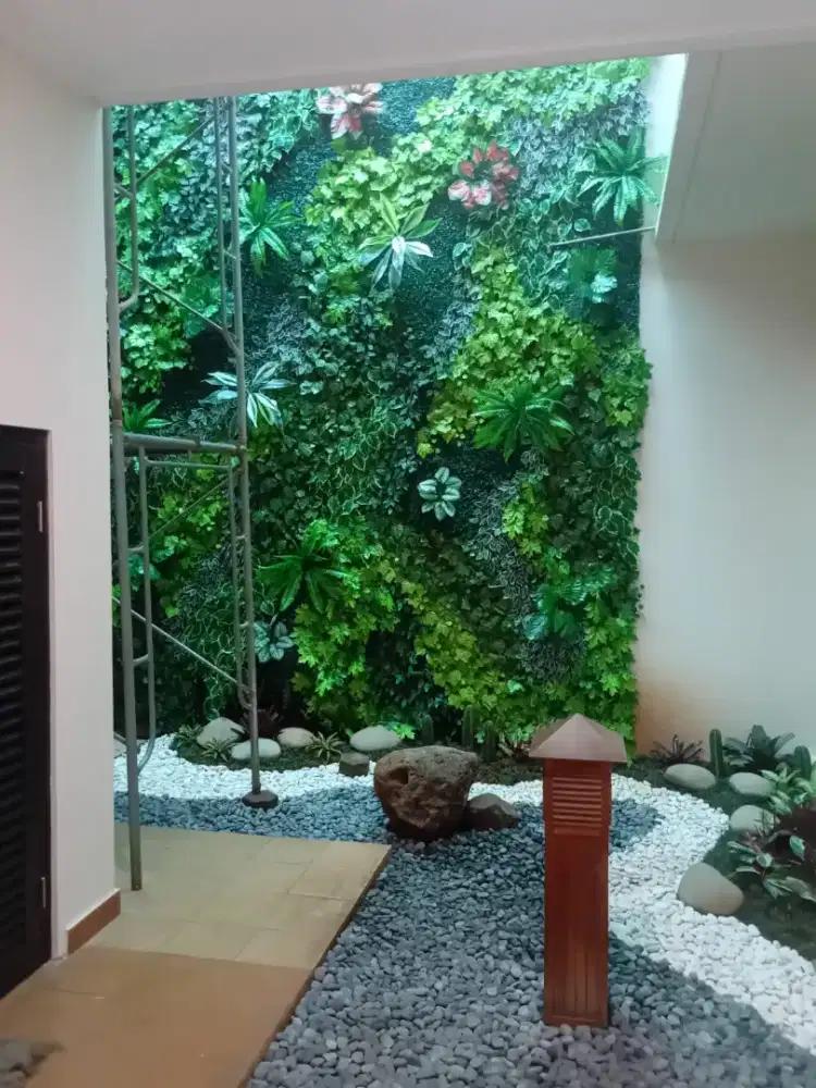 Taman Vertical garden sintetis