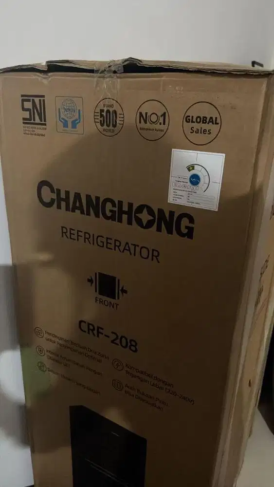 Kulkas 2 pintu warna blacksteel