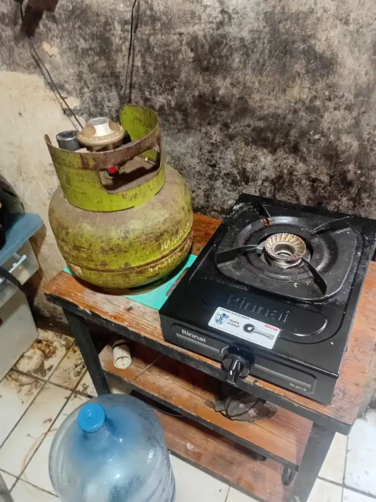 Kompor rinai 1 tunggu set siap pakai
