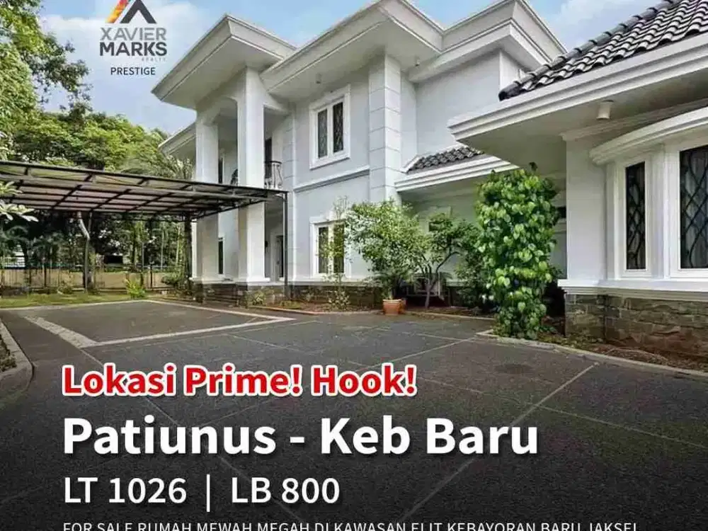 TURUN HARGA BANYAK! – KEBAYORAN BARU
Rumah Mewah Megah – Selangkah ke Senayan
Kebayoran Baru, Jakarta Selatan
Lahan luas ±1.026 m² di kawasan elit.
Privasi tinggi, posisi hook, kapasitas parkir besar.
Detail Properti:
• SHM
• Luas Bangunan 800 m²
• 2 Lant