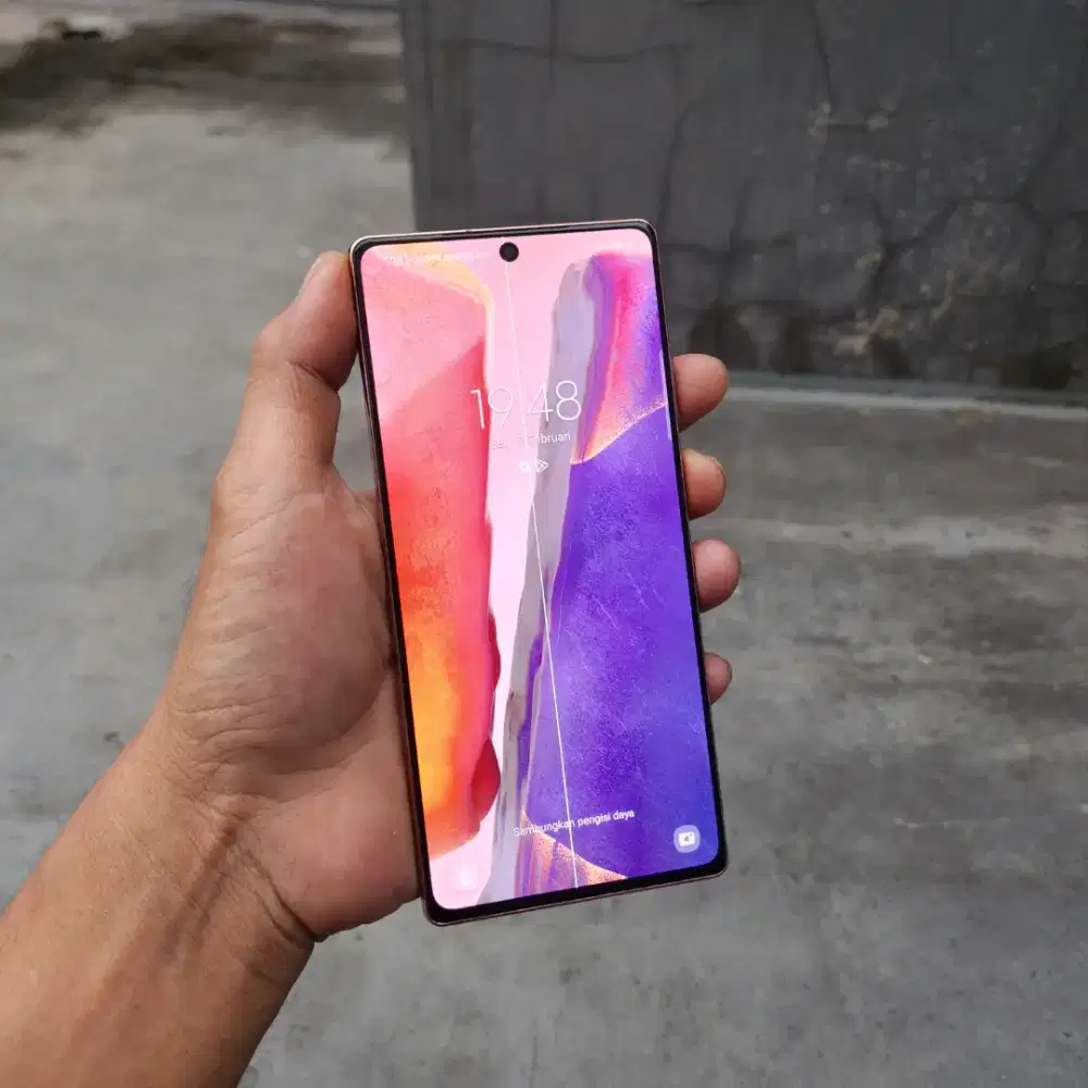 SAMSUNG NOTE 20 8/256 GB MINUS SHADOW GARIS FUNGSI NORMAL
