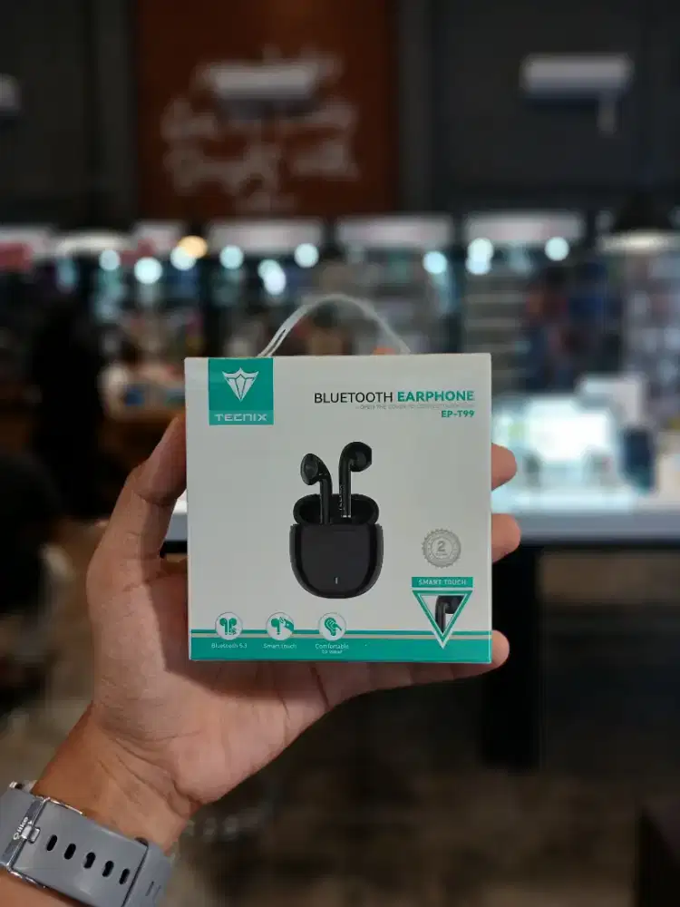 Tecnix EP-T77 Earphone Wireless Bluetooth 5.3 Comfortable To Wear TWS