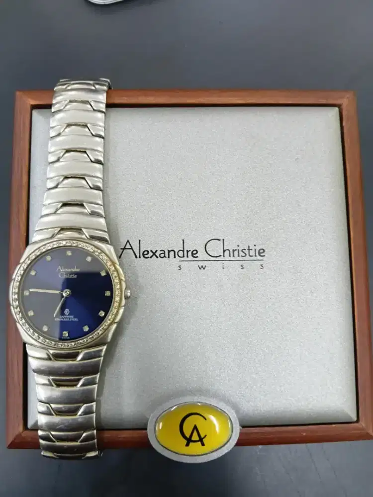 JAM ALEXANDRE CHRISTIE ORIGINAL –BLUE  SAPPHIRE – ELEGAN MEWAH