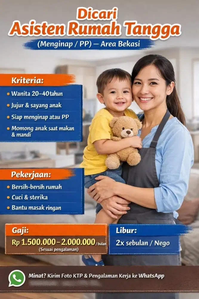 Lowongan art kranggan bekasi