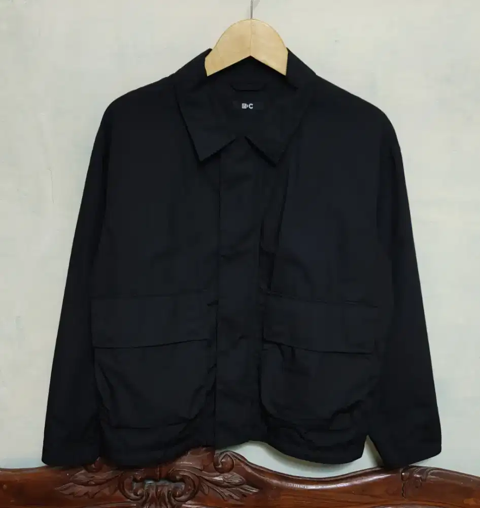 Uniqlo C Blouson Jacket - Work Jaket Black Size S-M