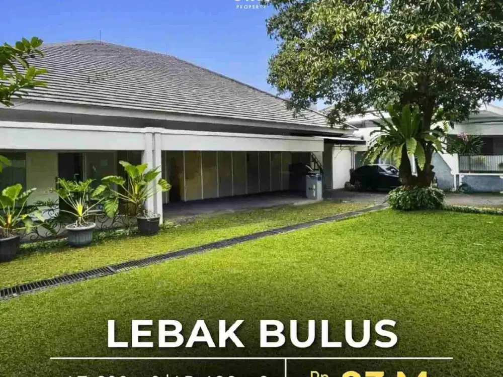 Halaman Luas Siap Huni di Lebak bulus Jakarta Selatan