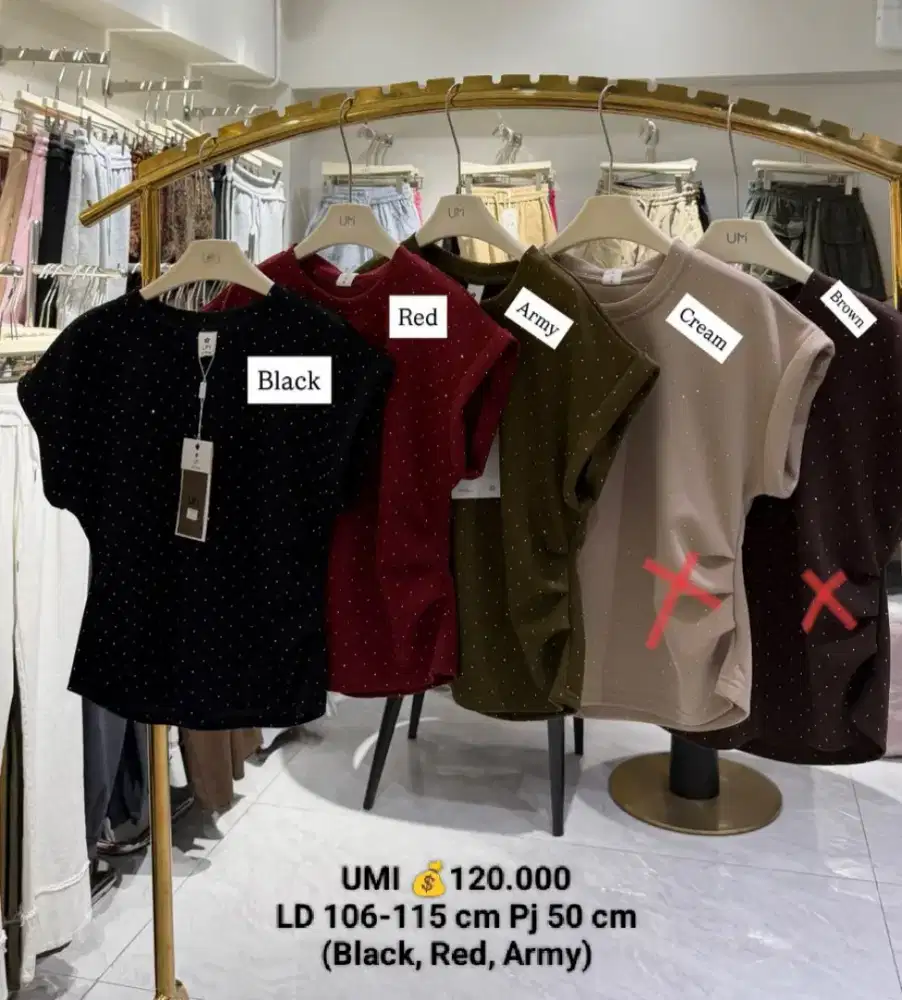 Umi Baju Gliter Bling-Bling (Baru)