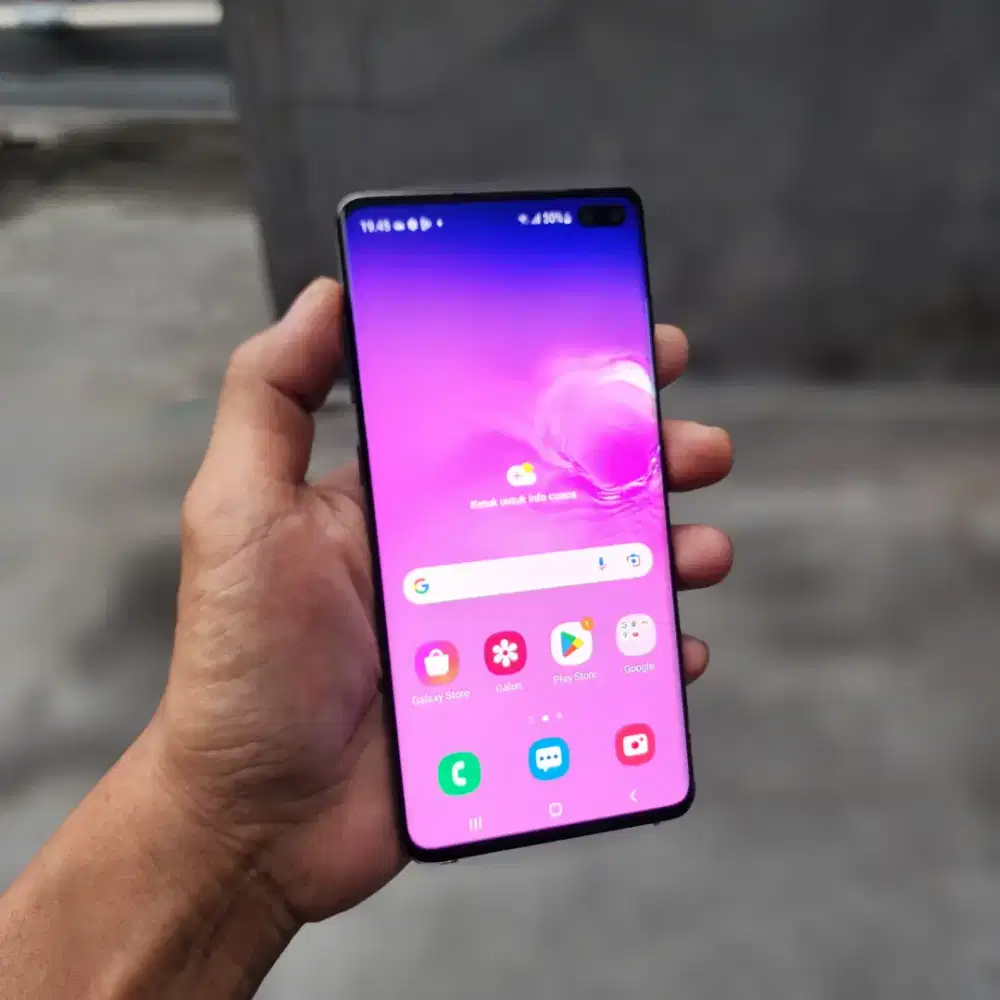 SAMSUNG GALAXY S10 PLUS SEIN 8/128 GB DUAL SIM MULUS MINUS RINGAN
