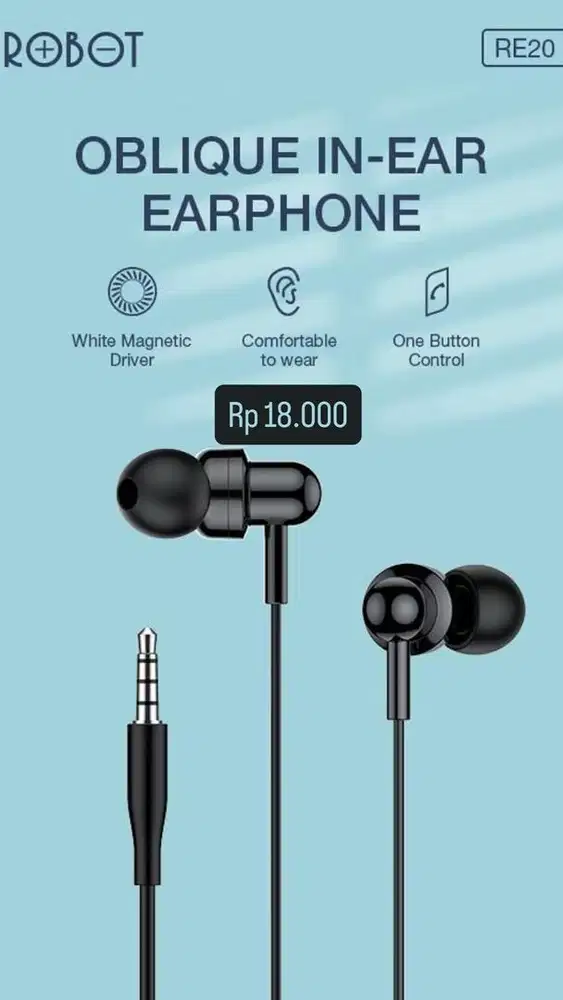 Earphone kabel robot RE 20
