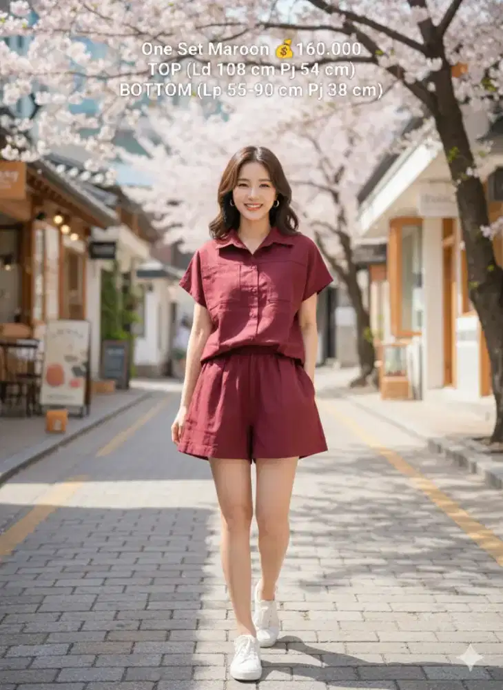 One Set Maroon (Baru)