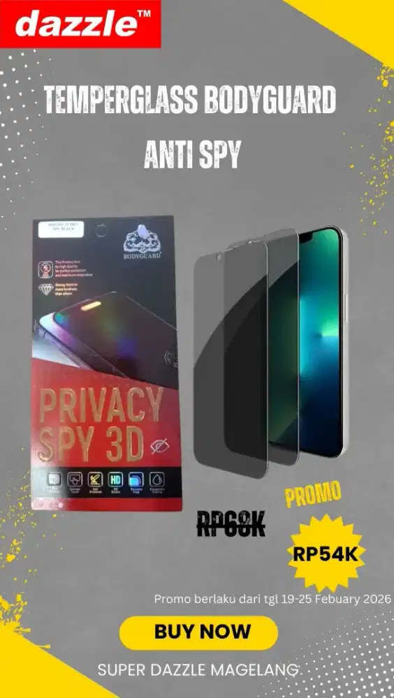 Temperglass bodyguard anti spy