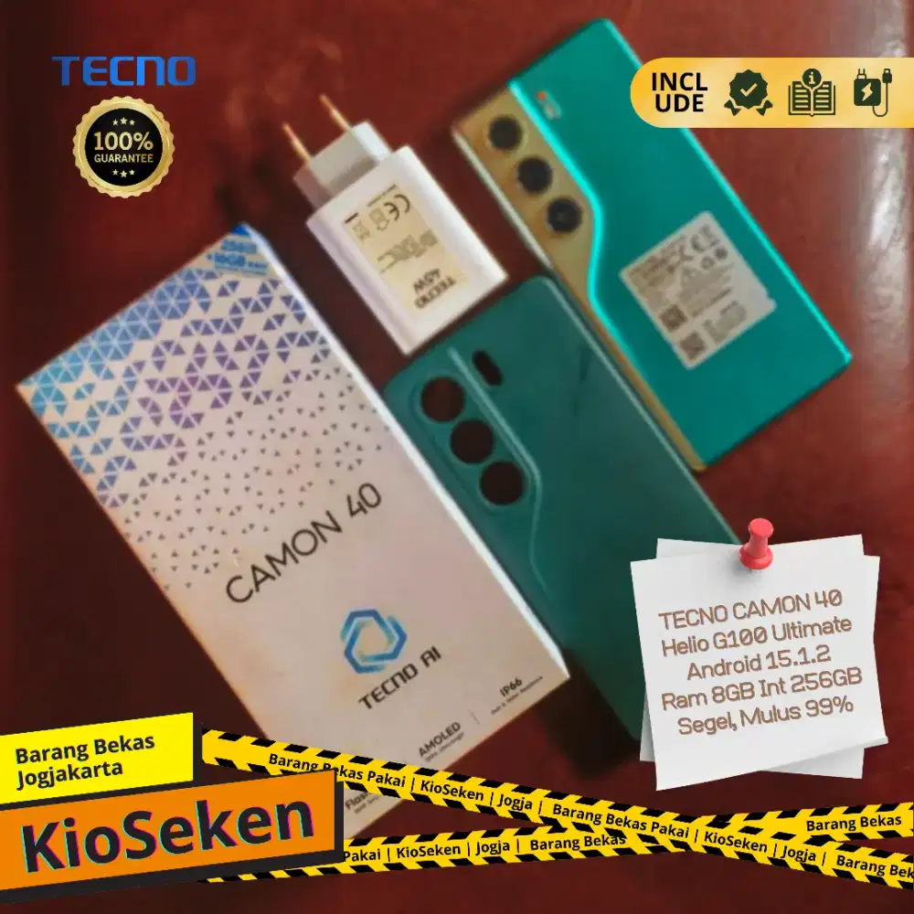Tecno Camon 40 | 8GB/256GB | Mulus