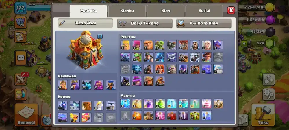 AKUN COC TH 16 NO FREMATUR