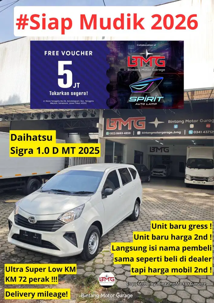 NIK 25 Daihatsu Sigra 1.0D MT 2025