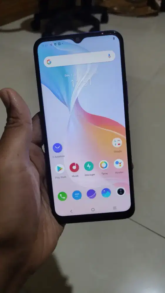 vivo y21A 64gb blue fulset