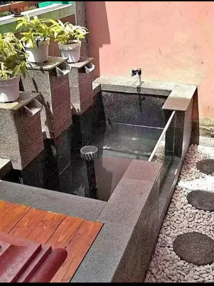 Kolam ikan minimalis
