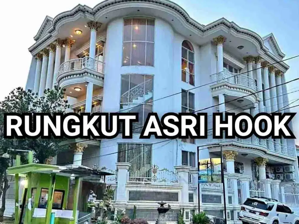 Murah !!! Rumah Sultan HOOK 3 LT Rungkut Asri , BUtuh cepat