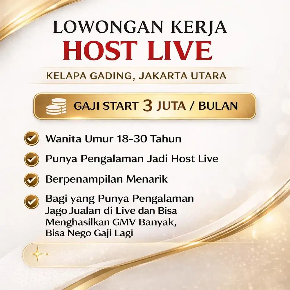 HOST LIVE JUALAN