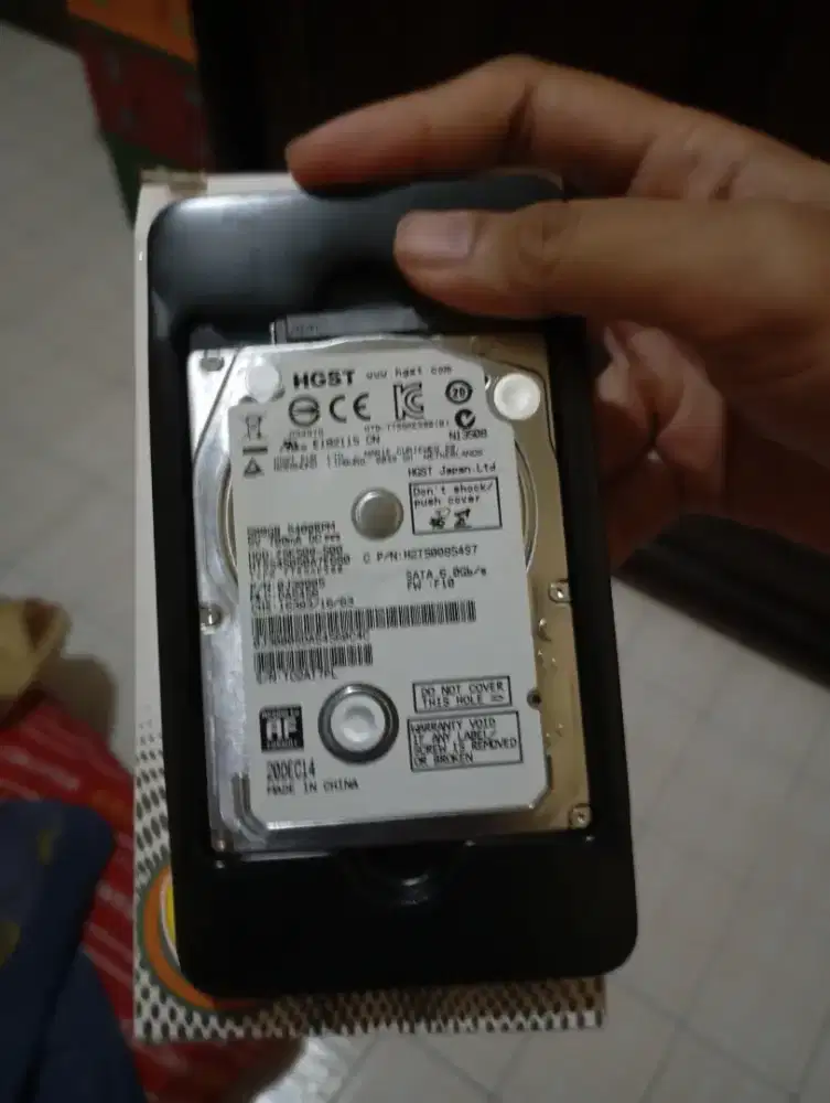 Hardisk copotan laptop