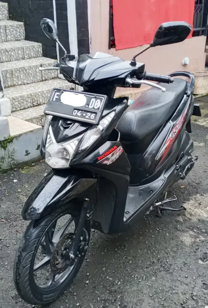 Honda beat pgm- f1 2016 warna hitam F kota